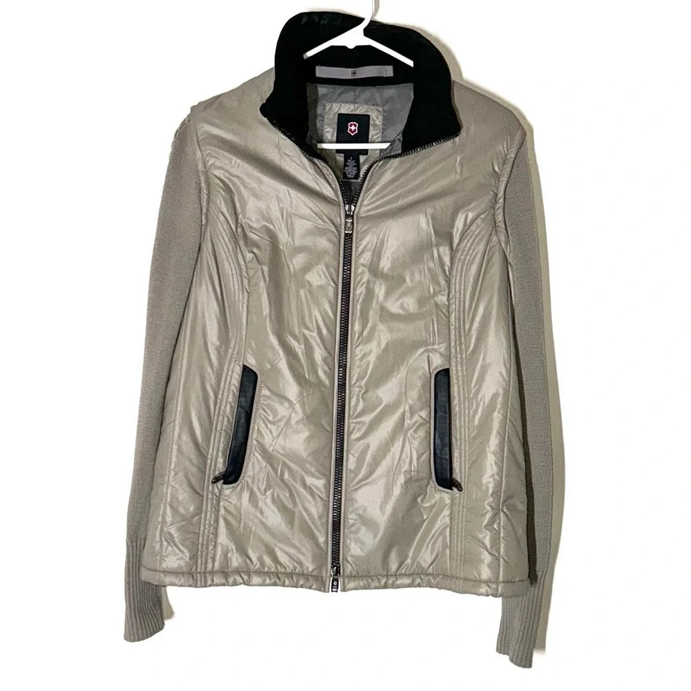 Victorinox Wool Sweater Jacket Combo Size Large